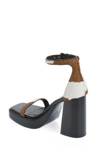 Rag & Bone Matrix Ankle Strap Sandal In Cowprint