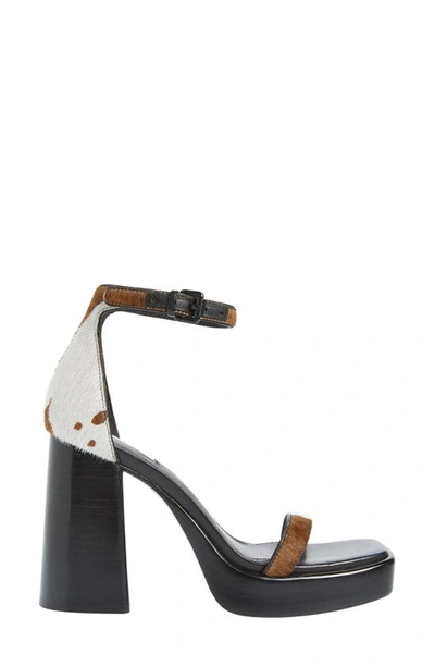 Rag & Bone Matrix Ankle Strap Sandal In Cowprint