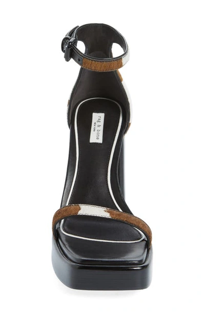 Rag & Bone Matrix Ankle Strap Sandal In Cowprint