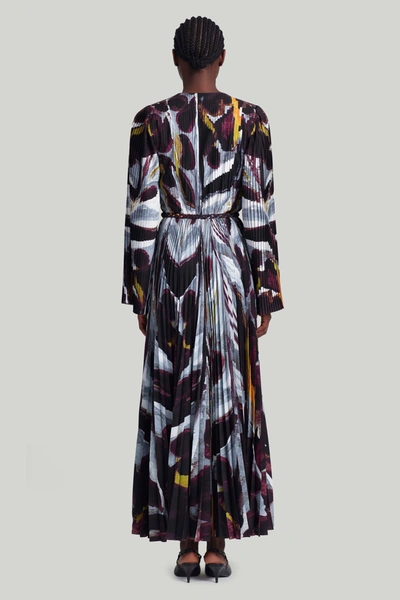 Shop Altuzarra 'antiparos' Dress In Amsonia Feather