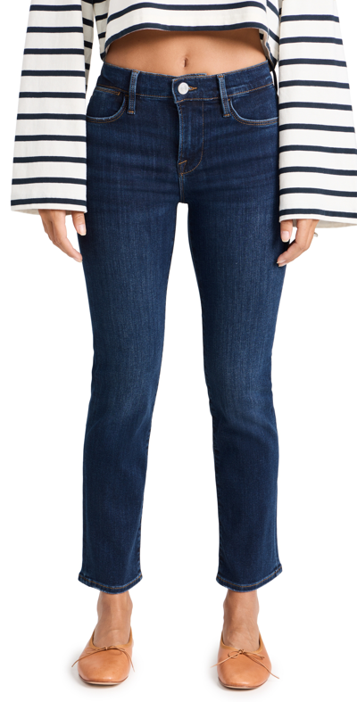 Shop Frame Le High Straight Jeans Majesty