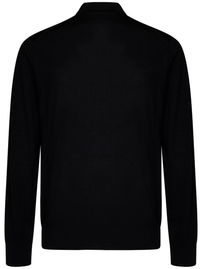 Shop Sease Lasca Polo Shirt In Black