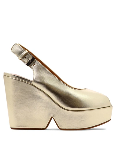 Shop Clergerie "dylan" Open-toe Sandals In Gold