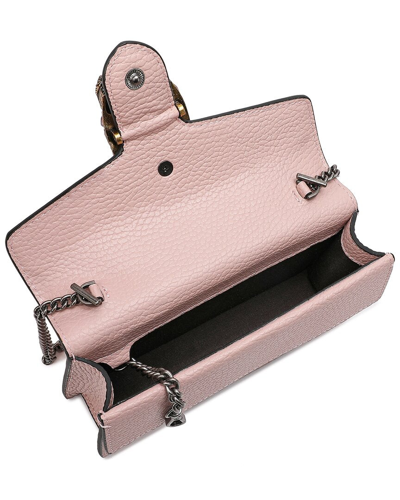 Shop Tiffany & Fred Crystal Dragon Leather Crossbody In Pink