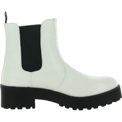Dirty Laundry Maps Womens Patent Lugged Sole Chelsea Boots In Multi