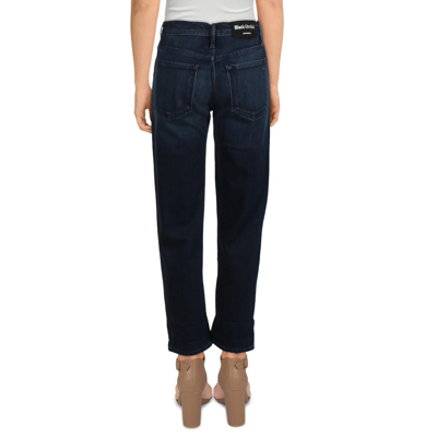 Shop Black Orchid Womens Denim Low Rise Cropped Jeans In Blue