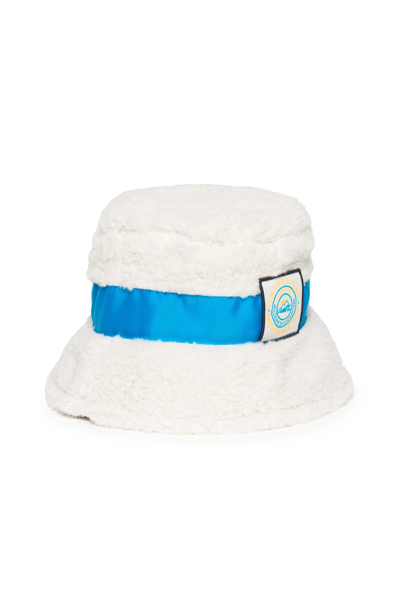 Shop Diesel Bucket Hat In Teddy With Outdoor Patch In White