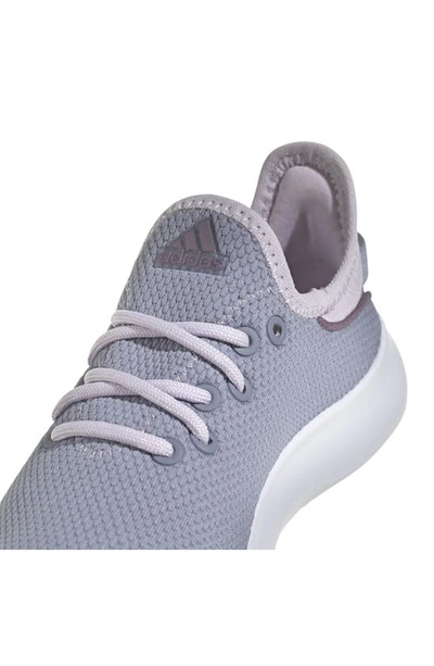 Shop Adidas Originals Kids' Cloudfoam Pure Running Shoe In Silver Violet/ Violet/ White