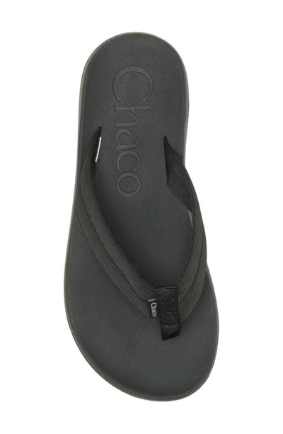 Shop Chaco Chillos Flip Flop In Tube Black