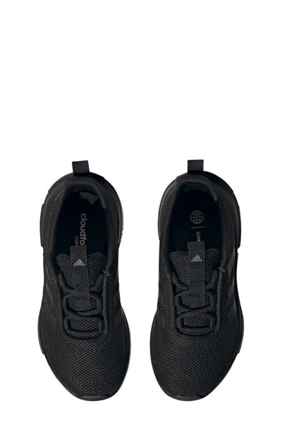 Shop Adidas Originals Kids' Racer Tr23 Running Shoe In Black/ Black/ Grey