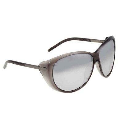 Shop Porsche Design Grey Cat Eye Ladies Sunglasses P8602 A 64 In Black / Grey