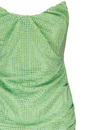 Shop Roland Mouret Synthetic Fibers Dress In Green
