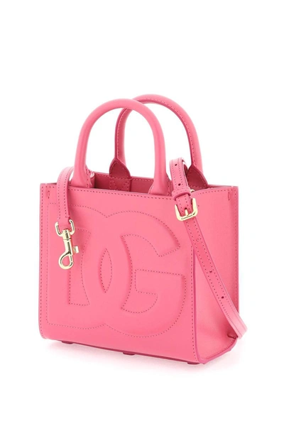 Shop Dolce & Gabbana Dg Daily Small Tote Bag In Pink