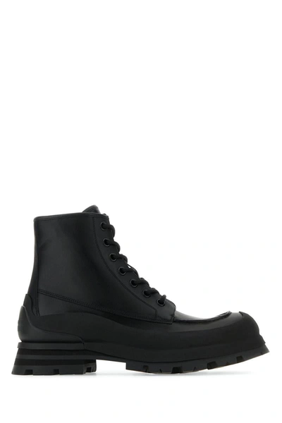 Shop Alexander Mcqueen Boots In Black/black