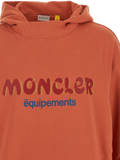 Shop Moncler X Salehe Bembury Hoodie In Orange