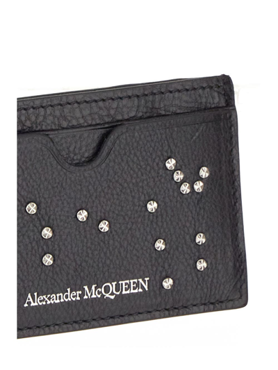 Shop Alexander Mcqueen Studs Card Holder