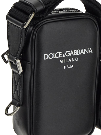 Shop Dolce & Gabbana Small Crossbody Bag In Black
