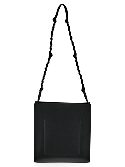Shop Jil Sander Medium Tangle Crossbody Bag In Black