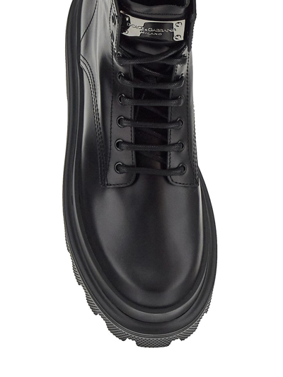 Shop Dolce & Gabbana Brushed Boot In Black