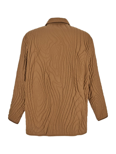 Shop Moncler X Salehe Bembury Harter Heighway Down Jacket In Brown
