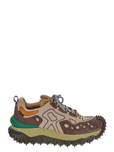 Shop Moncler X Salehe Bembury Trailgrip Grain Sneakers In Multicolor