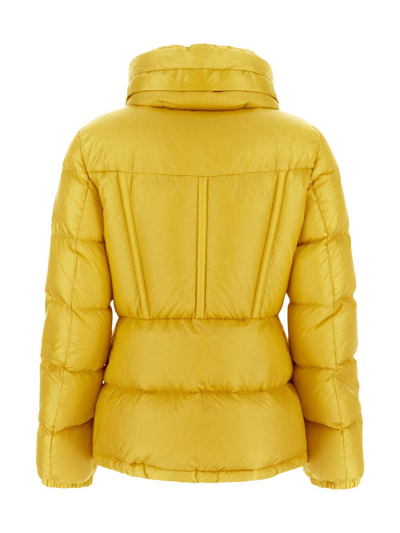 Shop Moncler Douro Down Jacket In Yellow