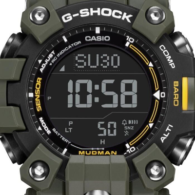 Pre-owned Casio G-shock Master Of Mudman Triple Sensor Model Gw-9500-3jf Watch Japan