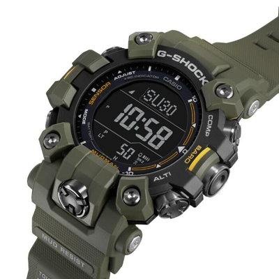 Pre-owned Casio G-shock Master Of Mudman Triple Sensor Model Gw-9500-3jf Watch Japan