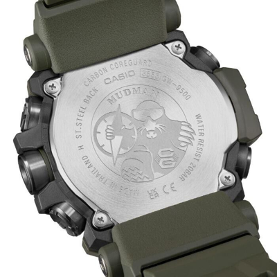Pre-owned Casio G-shock Master Of Mudman Triple Sensor Model Gw-9500-3jf Watch Japan