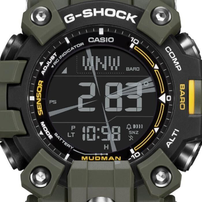 Pre-owned Casio G-shock Master Of Mudman Triple Sensor Model Gw-9500-3jf Watch Japan
