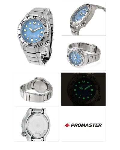 Pre-owned Citizen Promaster Marine Eco-drive Watch Bn0165-55l Usus