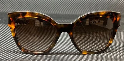 Pre-owned Prada Pr 17zs Vau6s1 Brown Tortoise Women's 54 Mm Sunglasses