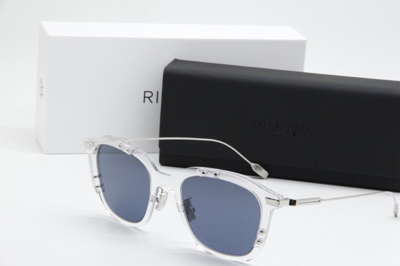 Pre-owned Rimowa Rw 40010u 26v Transparent Silver Authentic Sunglasses W/case 51-22 In Blue