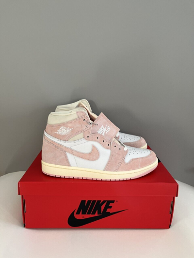 Pre-owned Jordan Size 10w -  1 Retro High Og Washed Pink 2023 In Hand Ready To Ship