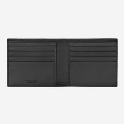 Pre-owned Bottega Veneta Bi-fold Wallet Black