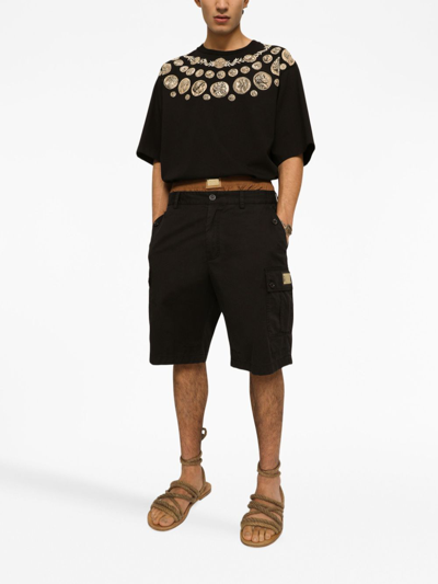Shop Dolce & Gabbana Bermuda Shorts In Cotton