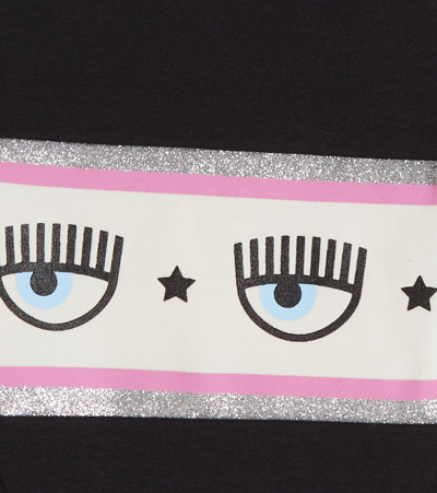 Monnalisa X Chiara Ferragni Eyestar Sweatpants In Black