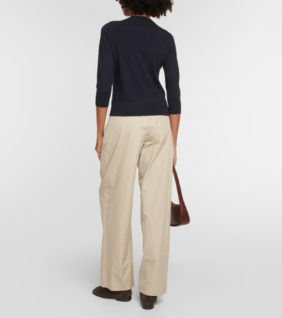 Shop Loro Piana Cashmere Sweater In Blue