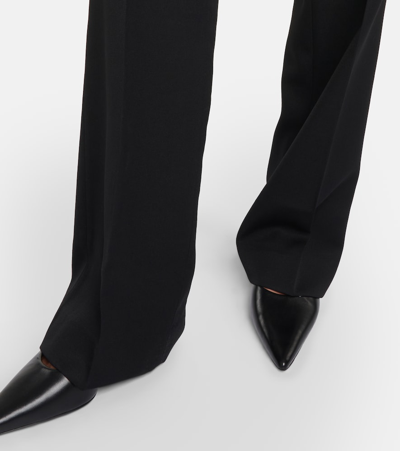 Shop Jacquemus Le Pantalon Ficelle Virgin Wool Pants In Black