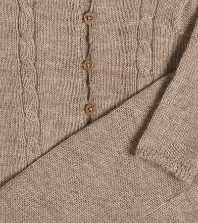 Bonpoint Baby Set Dangelou Aus Cardigan Und Hose In Beige