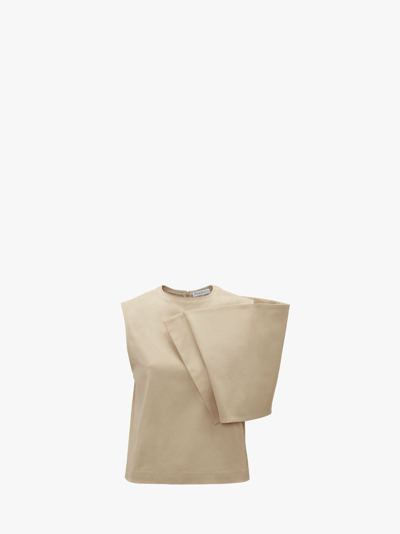 Shop Jw Anderson Sleeveless Kite Top In Neutrals