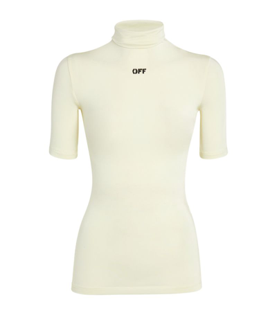 Shop Off-white Stamp Second-skin Top In White