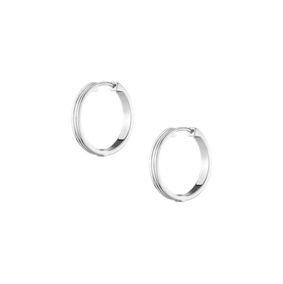 Shop Aurate New York Triple Row Hoops In White