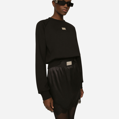 Dolce & Gabbana Woman Sweater Black Size 4 Virgin Wool, Cashmere In Black