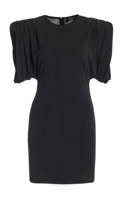 Shop Wardrobe.nyc Sheath Dress Mini In Black