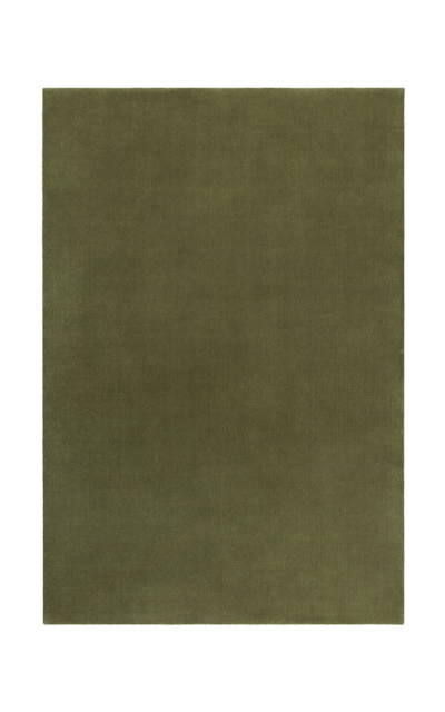 Nordic Knots Grand By ; Hand Loomed Area Rug In Moss; Size 10' X 14' In Green