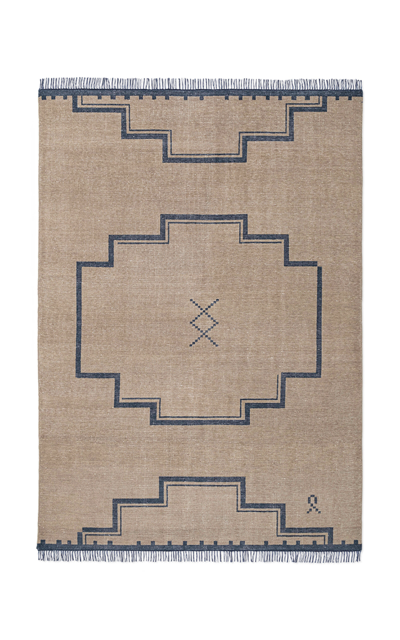 Shop Nordic Knots Elder 02 By ; Hand Knotted Area Rug In Navy; Size 10' X 14' In Blue