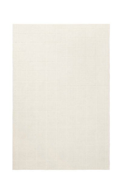 Shop Nordic Knots Grid By ; Hand Loomed Area Rug In Dusty White/cream; Size 6' X 9' In Off-white