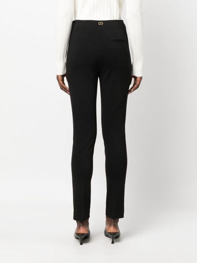 Shop Twinset Trousers With Side Zip