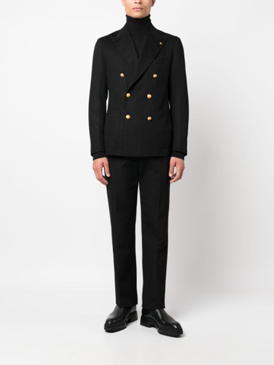 Tagliatore Double-breasted Peak-lapels Jacket